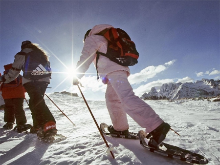 Toblach - Schneeschuhwanderung mit den Bergführern der Globo Alpin